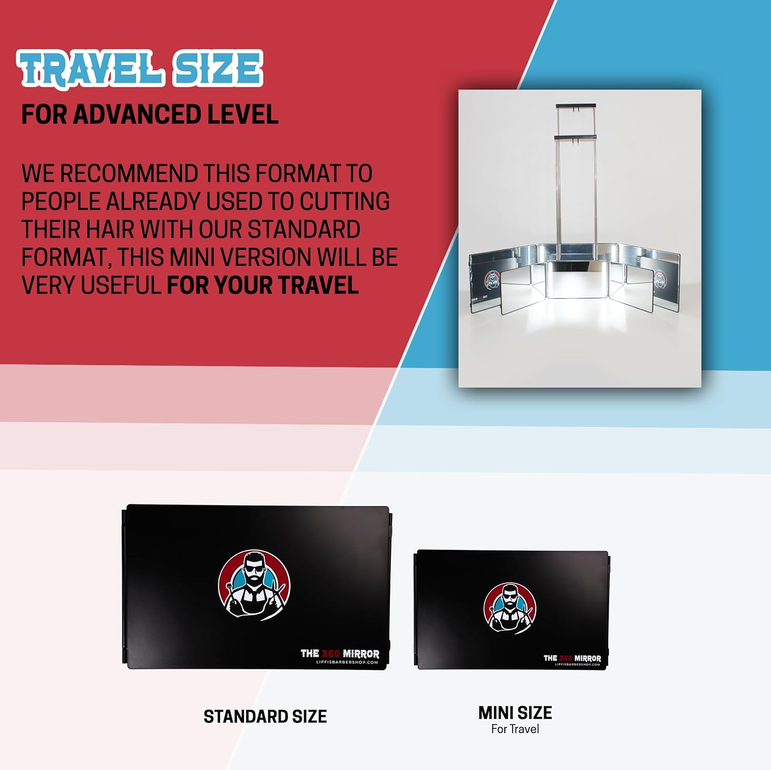 3 Way Mirror for Self Hair Cutting, Trifold Mirror, 3 Sided Mirror 3 Way Mirror for Self Hair Cutting, Trifold Mirror, 3 Sided Mirror